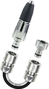 Spritzdüse Spritzdüse,Hahnstecker, 2xSchlauchstück GEKA plus Stecksystem
