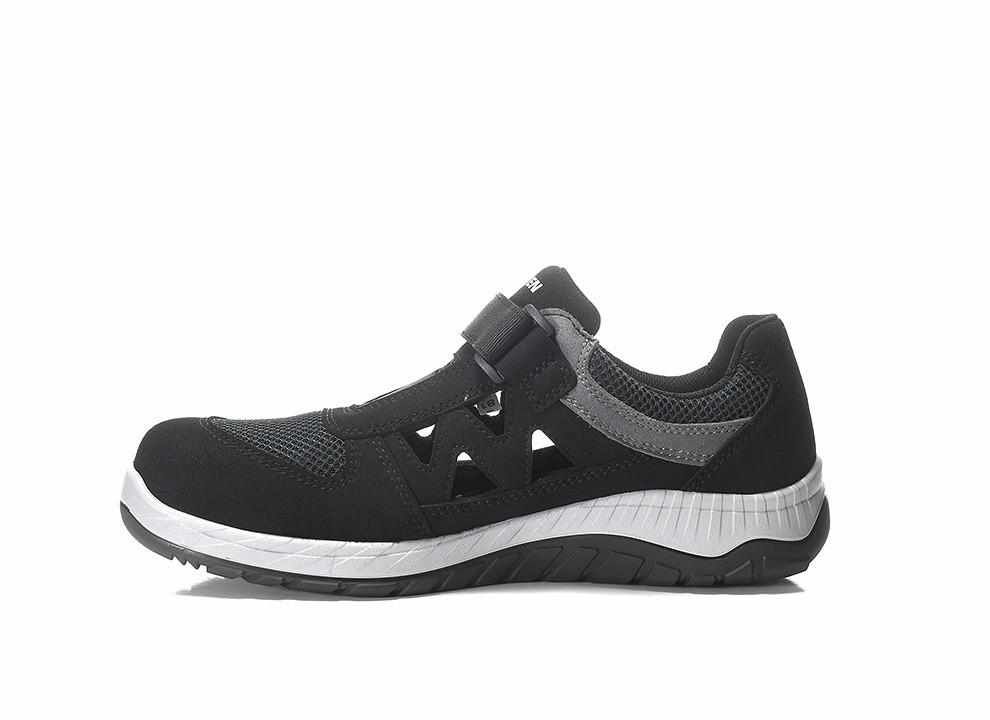 Sicherheitssandale LONNY Compo black-grey Easy ESD S1PS, Gr. 42
