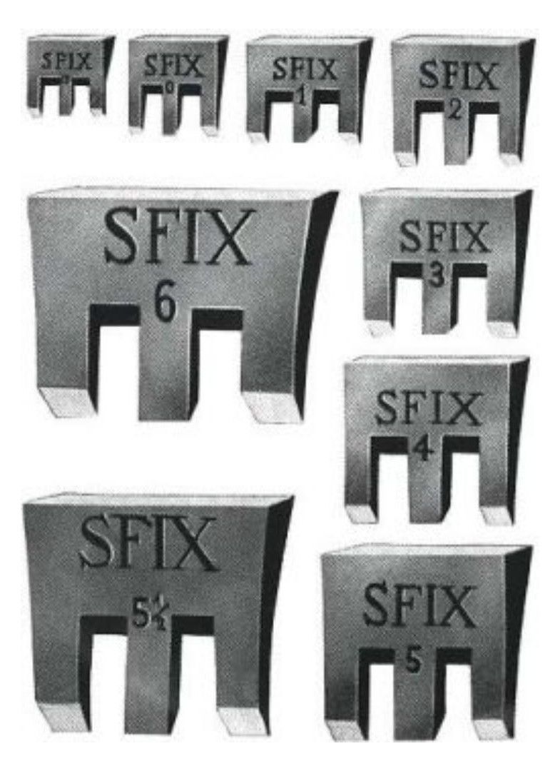 Temperguss-Hammerstielkeil, "SFIX"
