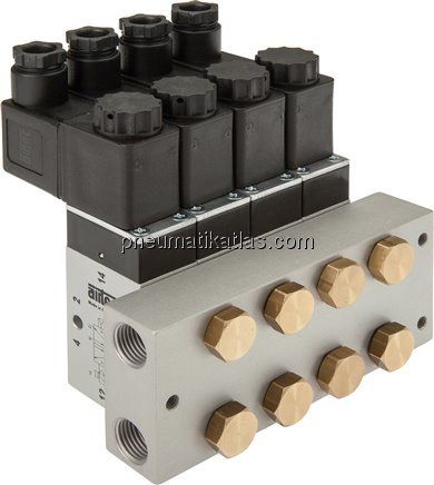 P-R-S-Leiste inkl. Hohlschrauben und Dichtungen für Ventilbaureihe M04 / P04