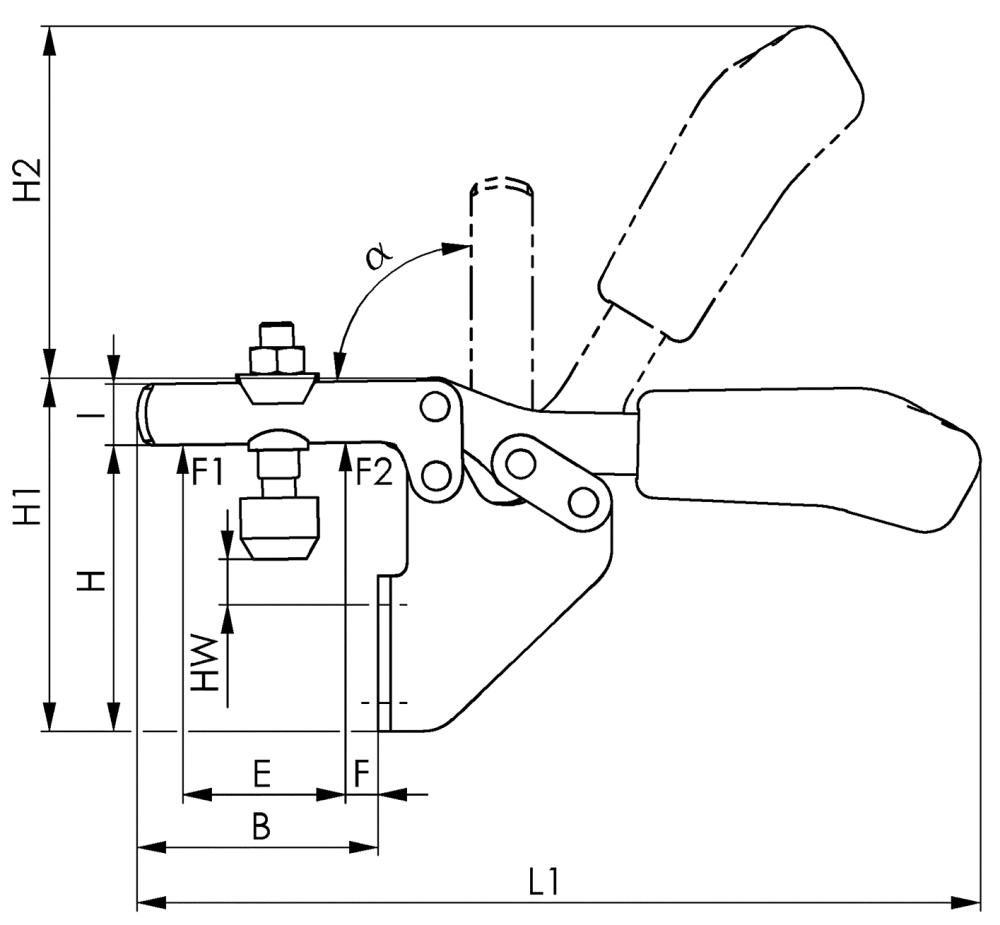 Waagerechtspanner 6833 Gr.2 AMF
