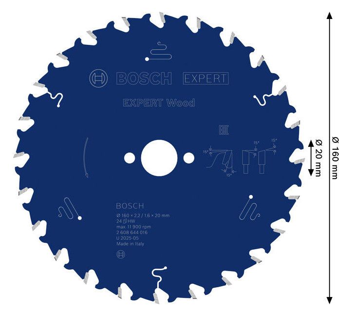 BOSCH HM-Kreissägeblatt, positiv