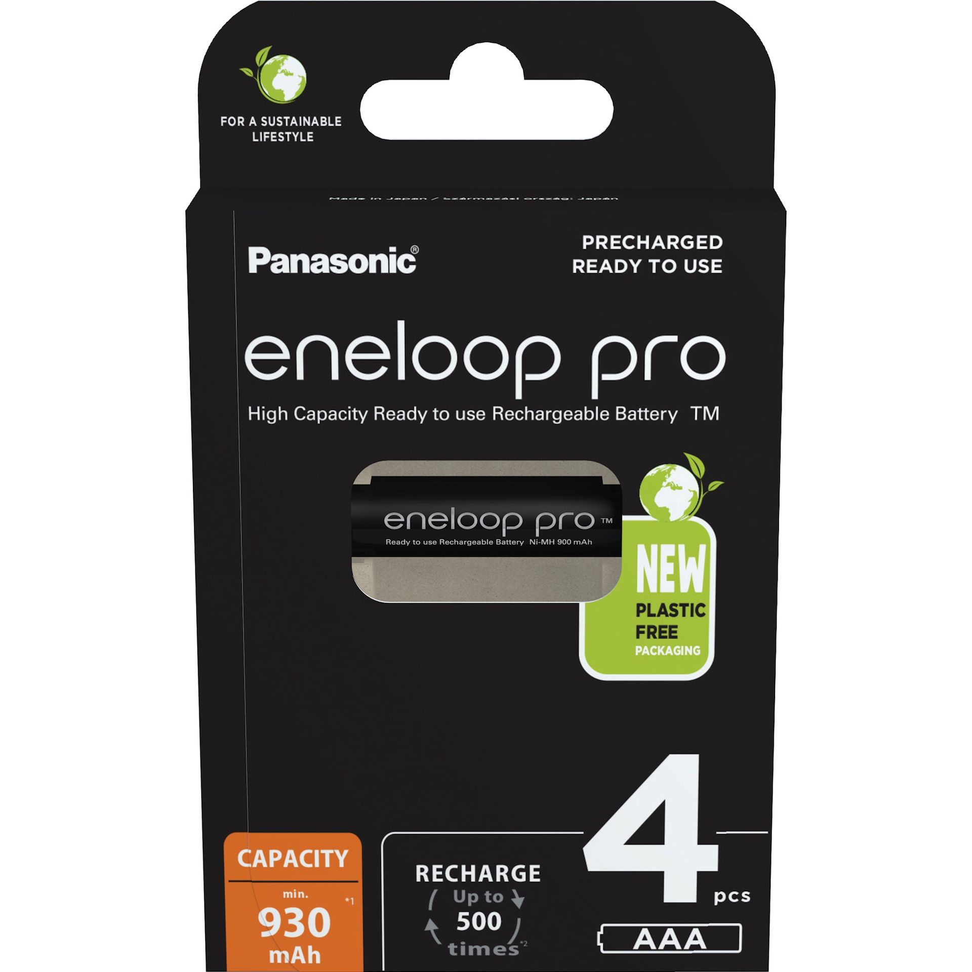Akku eneloop AAA HR03 1,2V/930mA 4St.
