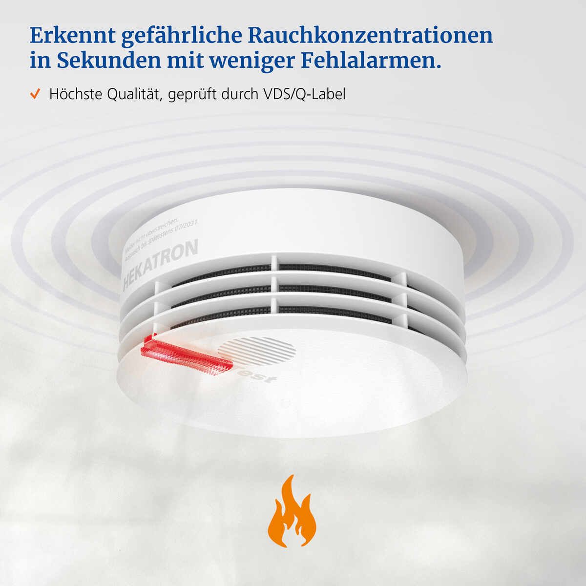 Hekatron Rauchwarnmelder Genius Plus