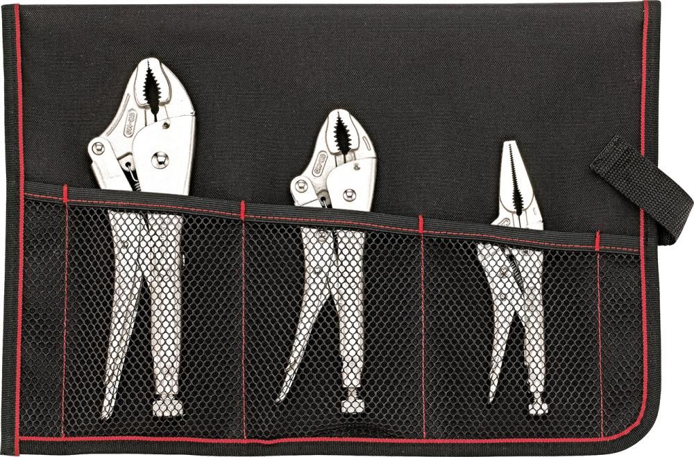 Gripzangensatz 3 teilig in Rolltasche FORMAT