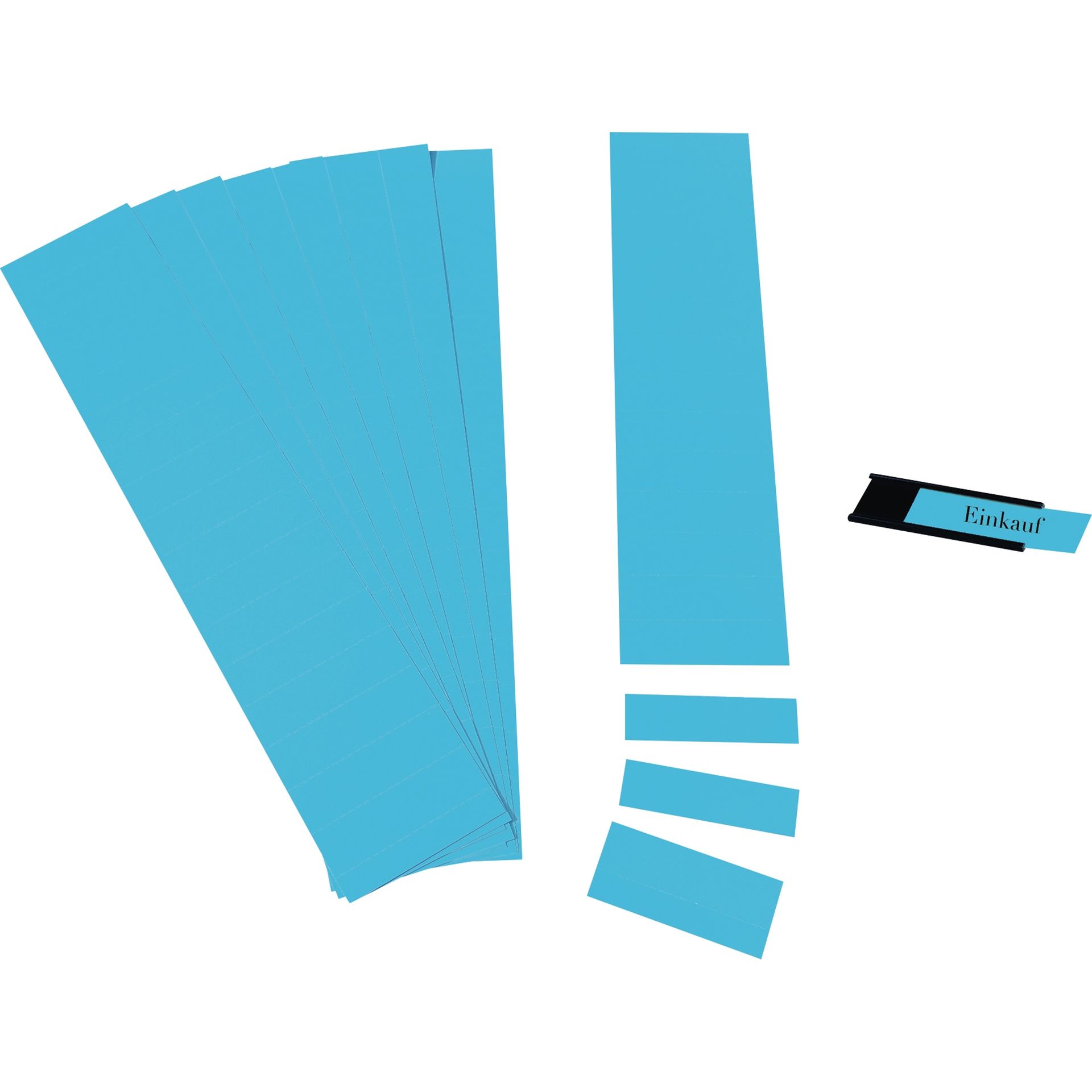 Einsteckkarte 60x17mm blau 170 St./Pack.