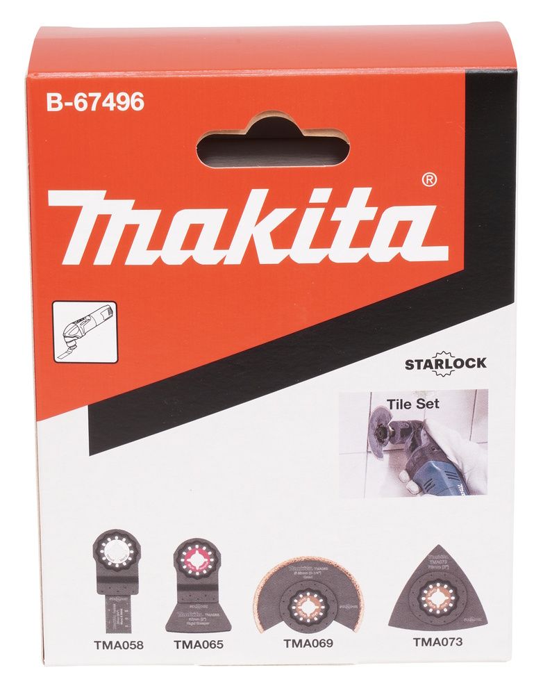 MAKITA Multifunktionswerkzeug: 4-teilig