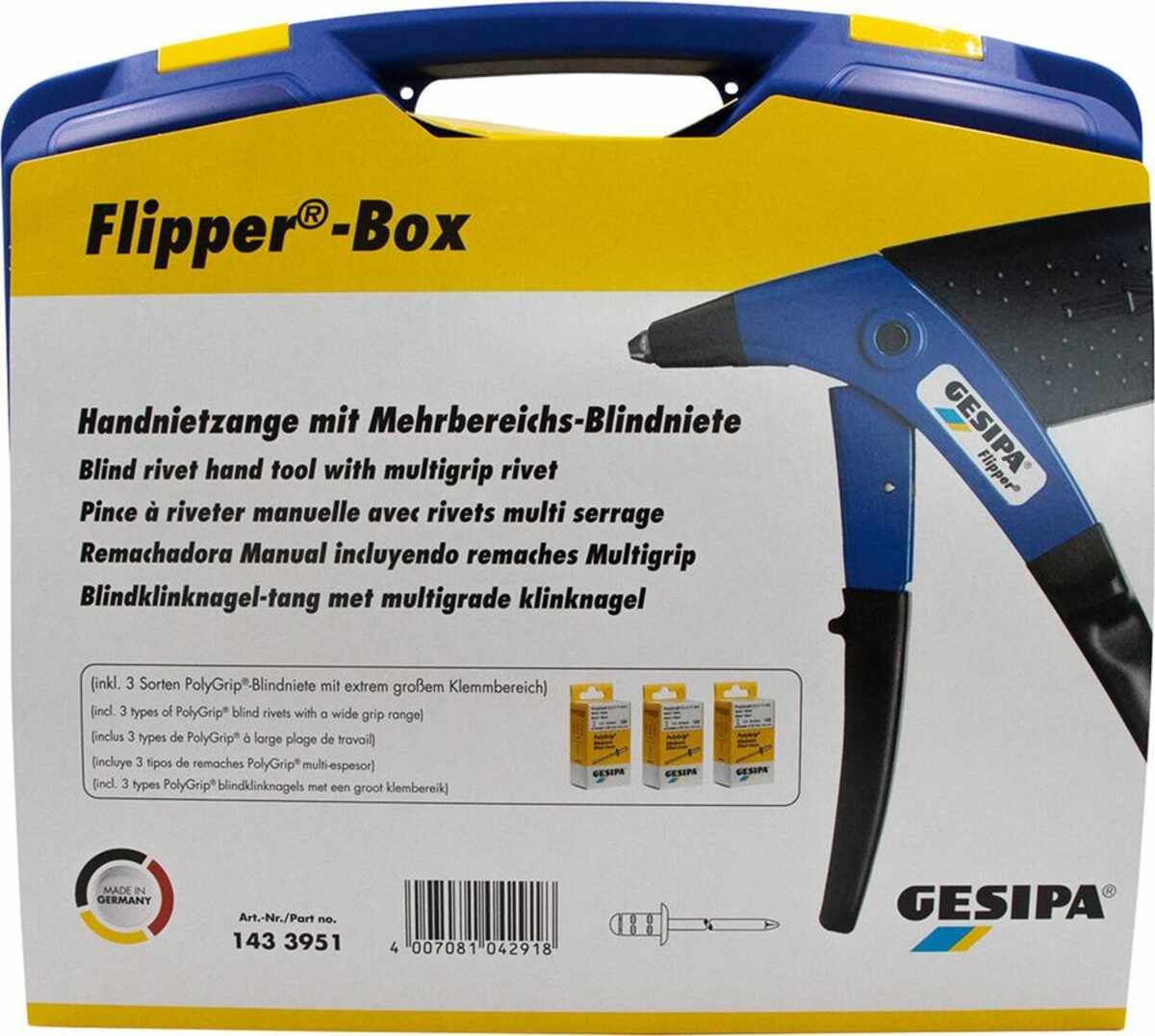Blindnietzangenbox