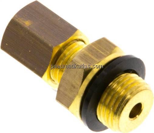 Gerade Klemmringverschraubung G 1/8"-4 (M8x1)mm, Messing