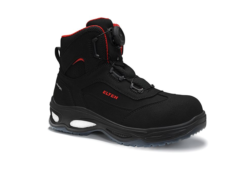 ELTEN OWEN BOA Sicherheitsstiefel Mid S2 ESD, Schwarz, Gr. 43