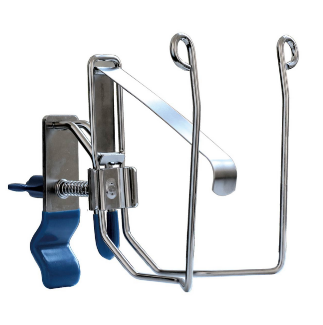 Flow-Pack Halter Flex aus Edelstahl