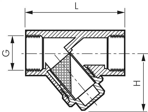 Edelstahl-Schmutzfänger G 2", PN 40, Eco-Line