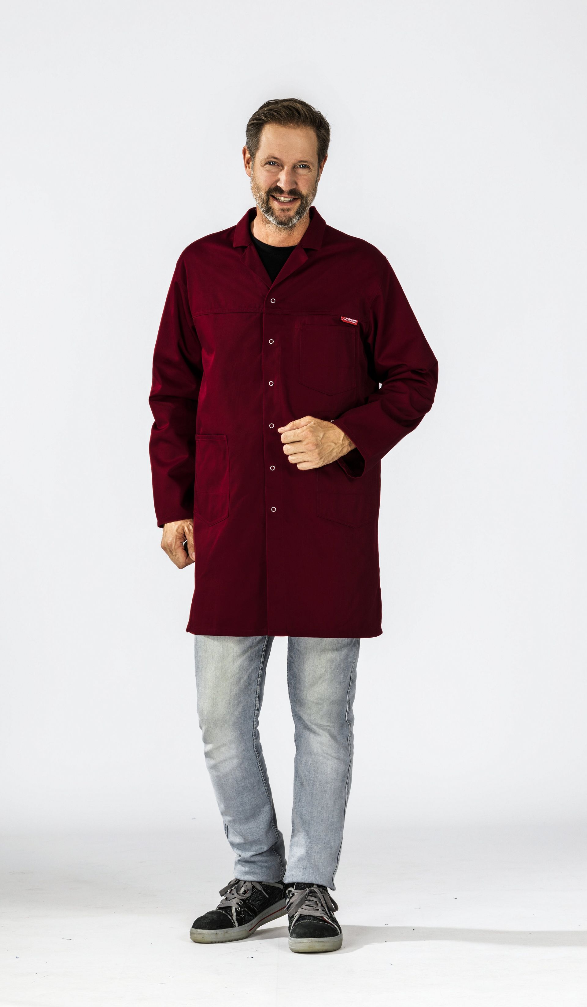 Planam Berufsmantel MG 260 bordeaux Gr. 102
