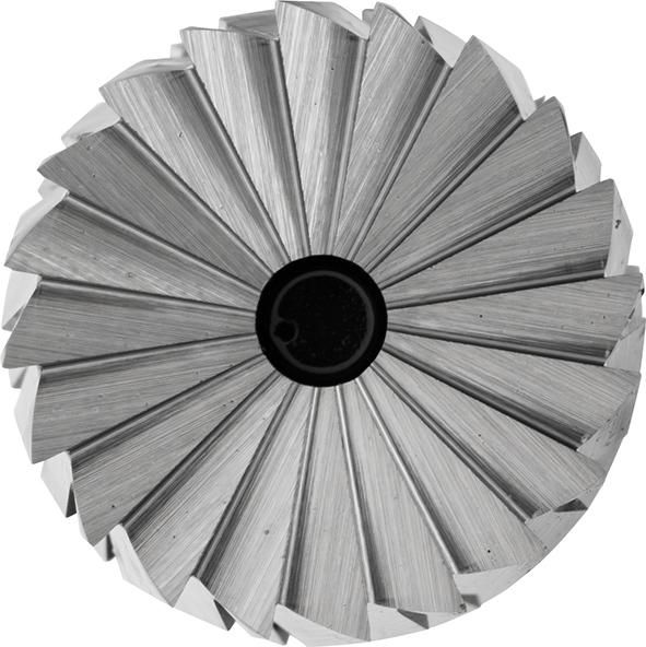 Kleinfrässtift HM zylindrisch mit Stirnverzahnung 0613 4 3mm 6x13mm Pferd