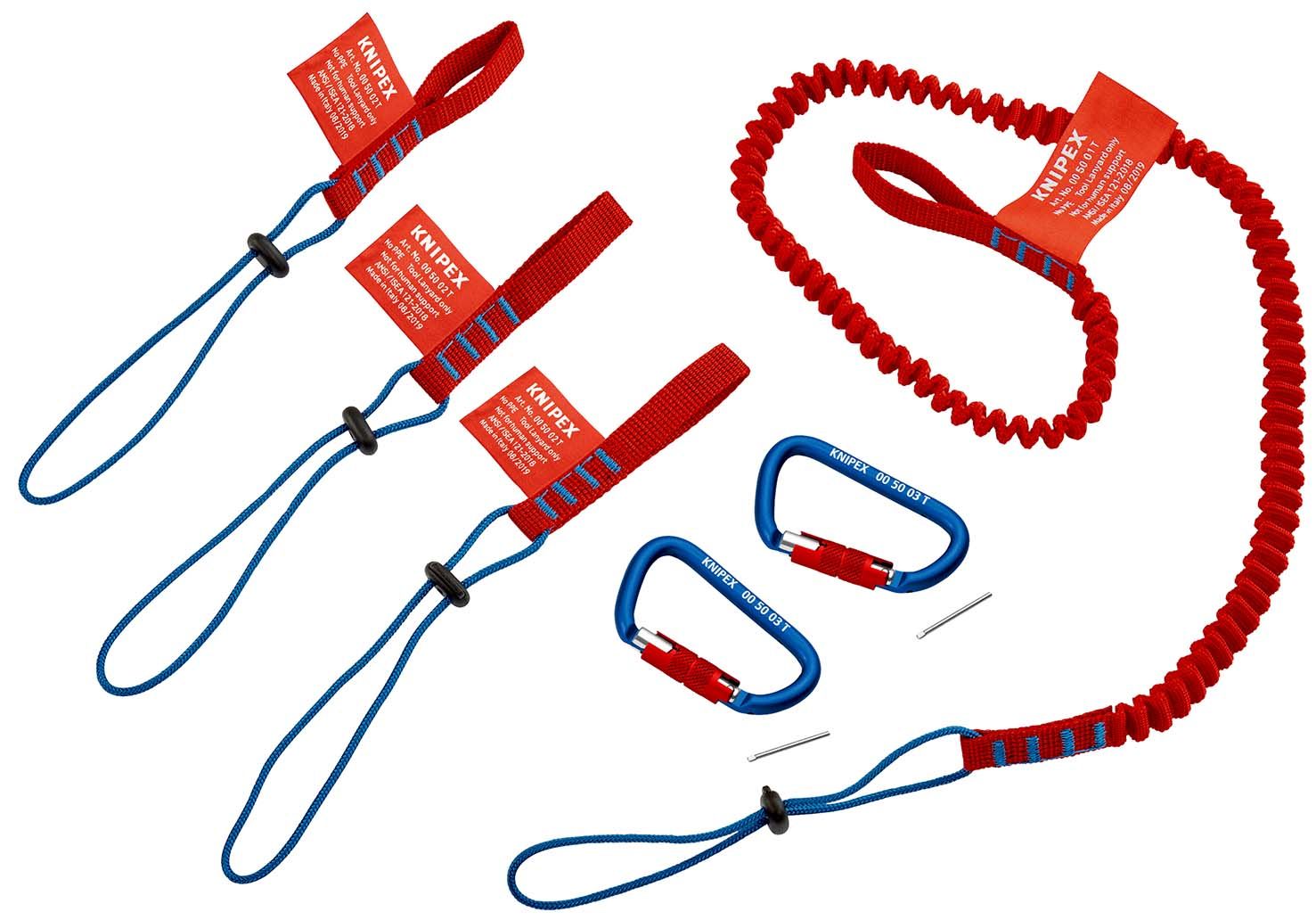 KNIPEX Sicherungssystem-Set 1 x 00 50 01 T BK, 3 x 00