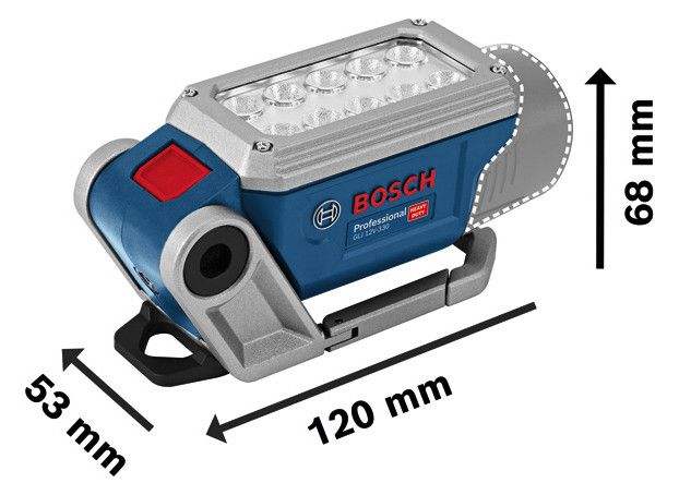 BOSCH Akku-Lampe, 10 LED´s