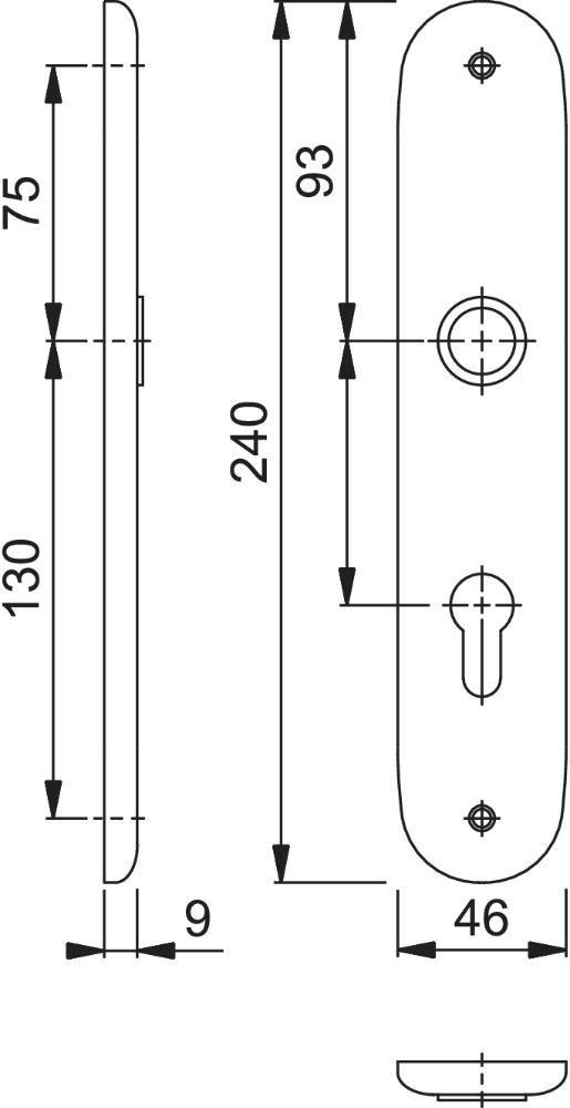 HOPPE ZT Langschild