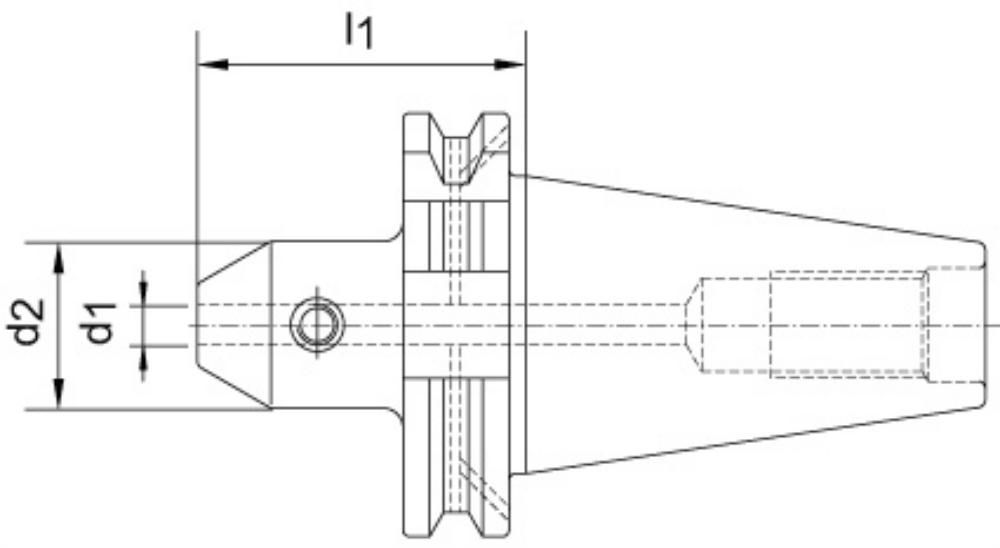 FORTIS Weldon-Flächenspannfutter