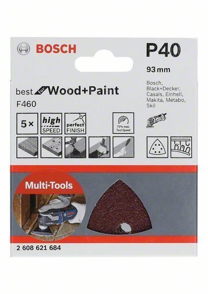 Bosch Schleifblatt F460 Best for Wood and Paint