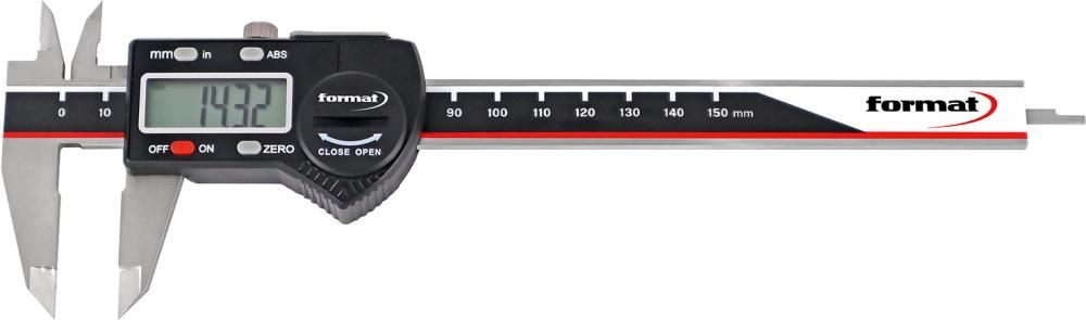 Messschieber digital IP54mit Datenausgang 150mm ET FORMAT