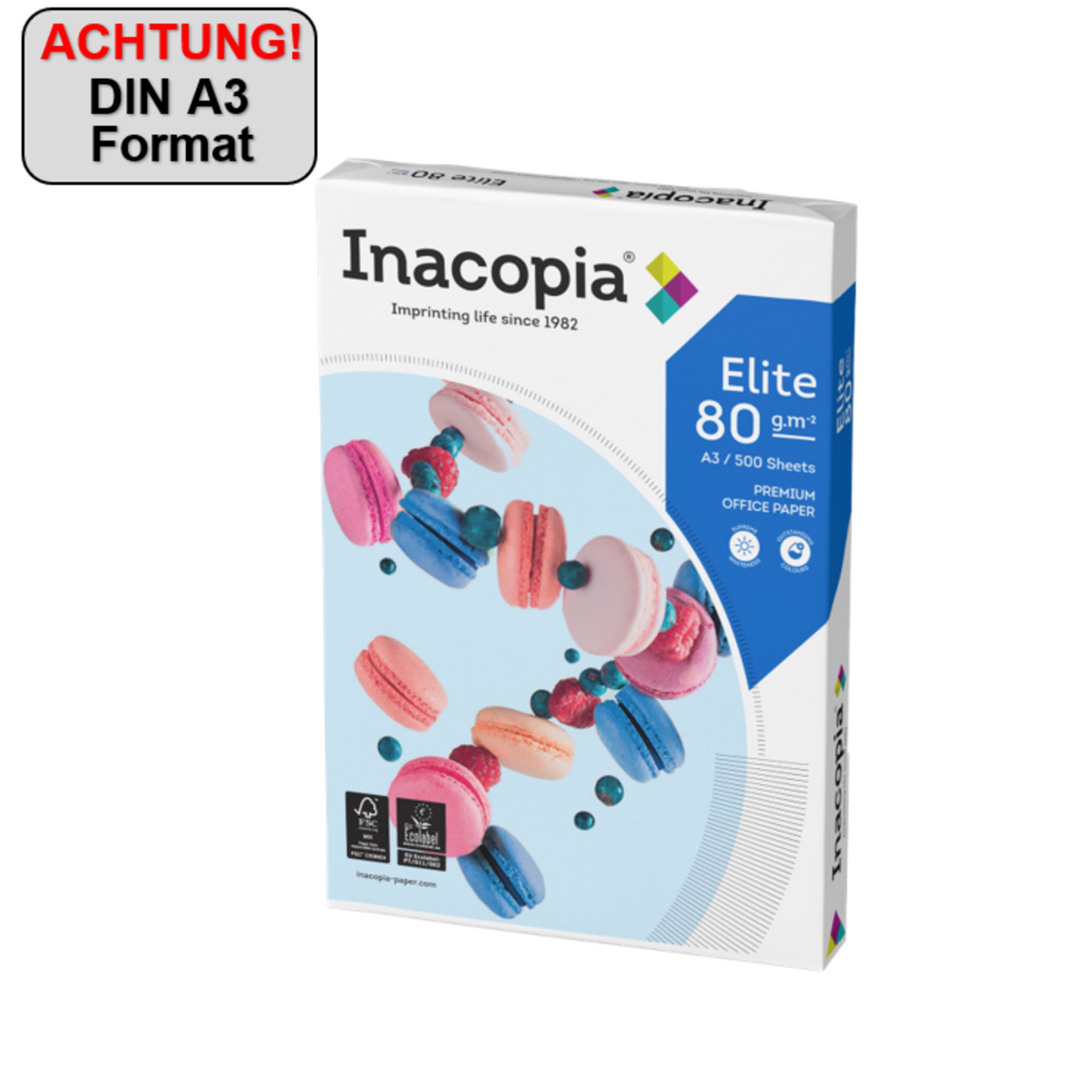 Kopierpapier elite A3 80g 500 Bl./Pack.