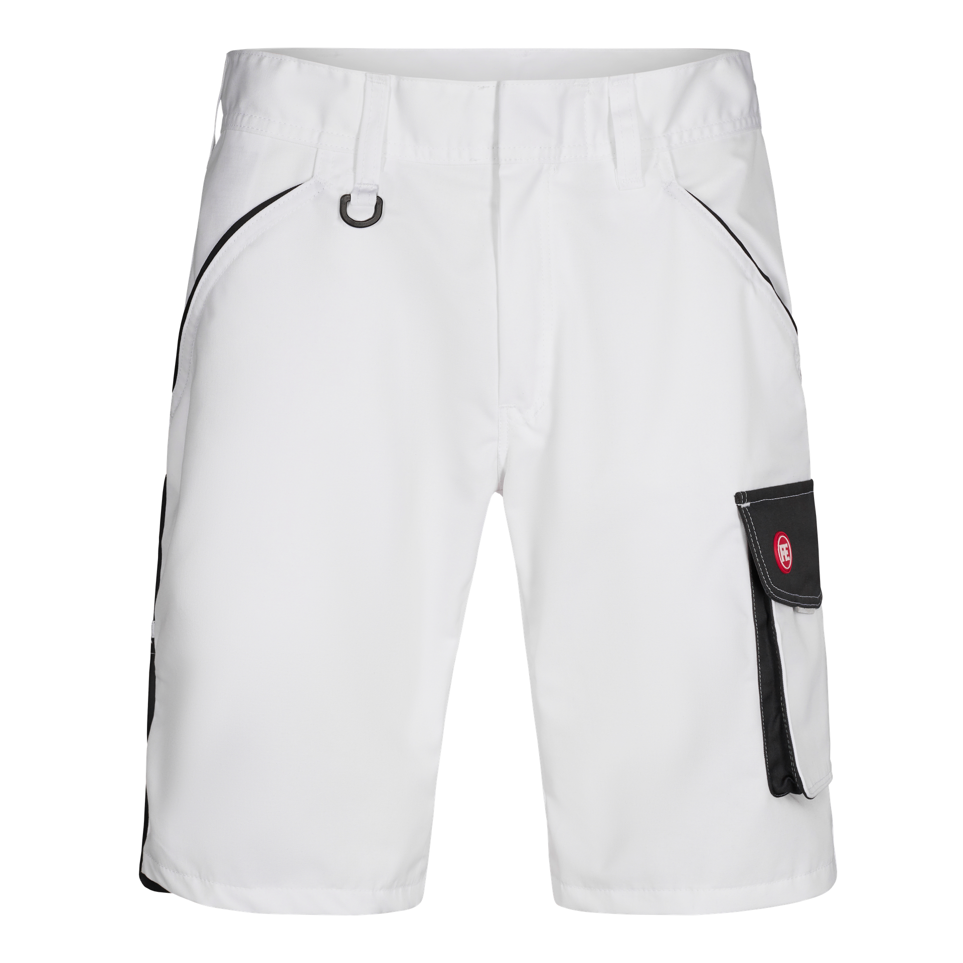 Galaxy Light Arbeitsshorts Weiss/Anthrazit Grau, Gr. 66
