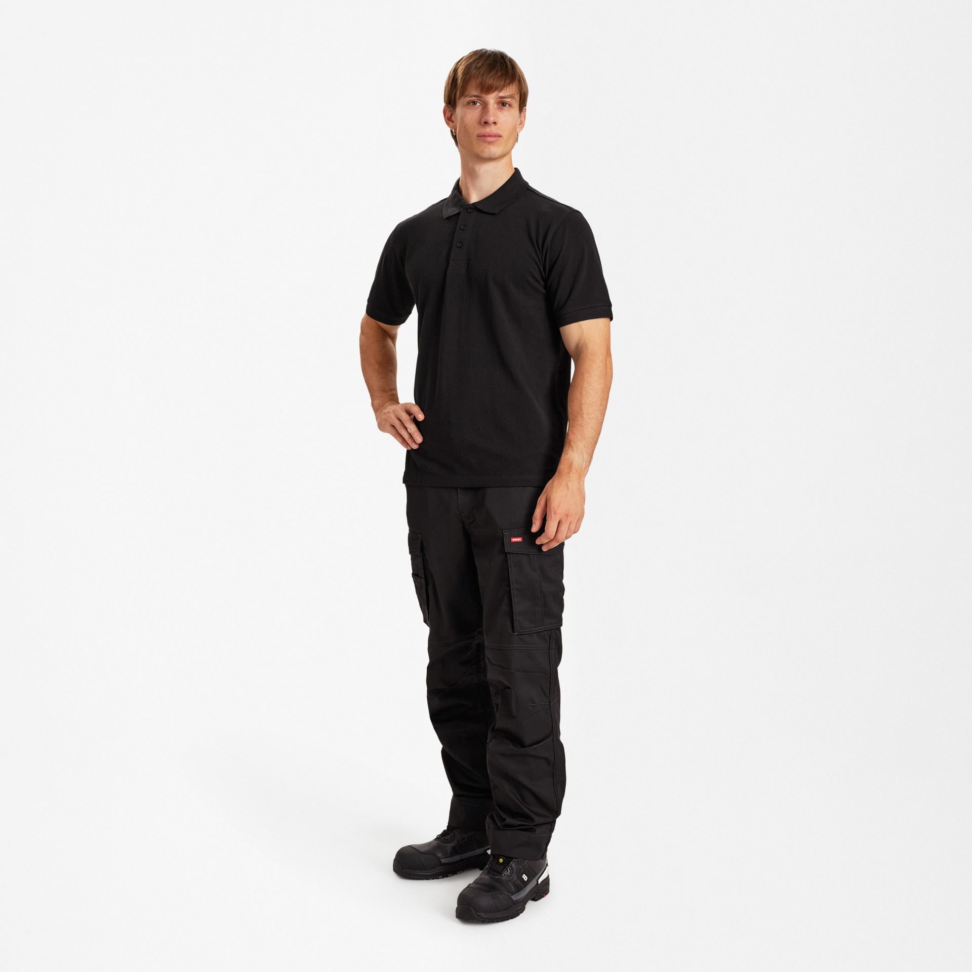 Extend Poloshirt Schwarz, Gr. XXS