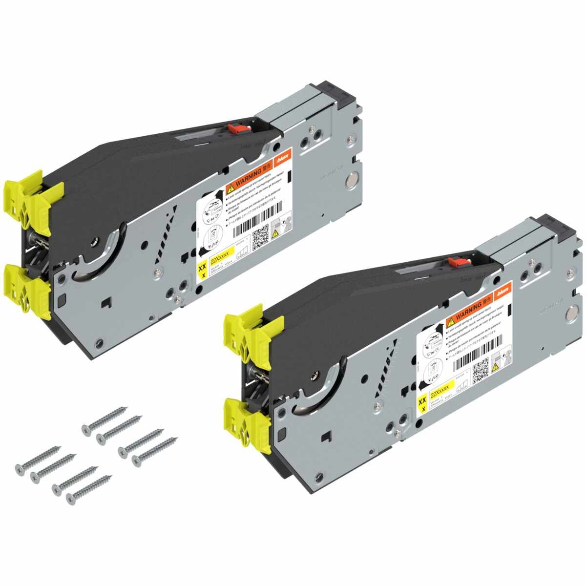 AVENTOS HS top Hochschwenkklappe, Kraftspeicher (Set), KH=480-660 mm, zum Schrauben, für SERVO-DRIVE geeignet, verzinkt