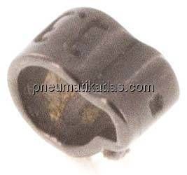 1-Ohr-Schlauchschelle 2,9 - 3,3mm, Edelstahl