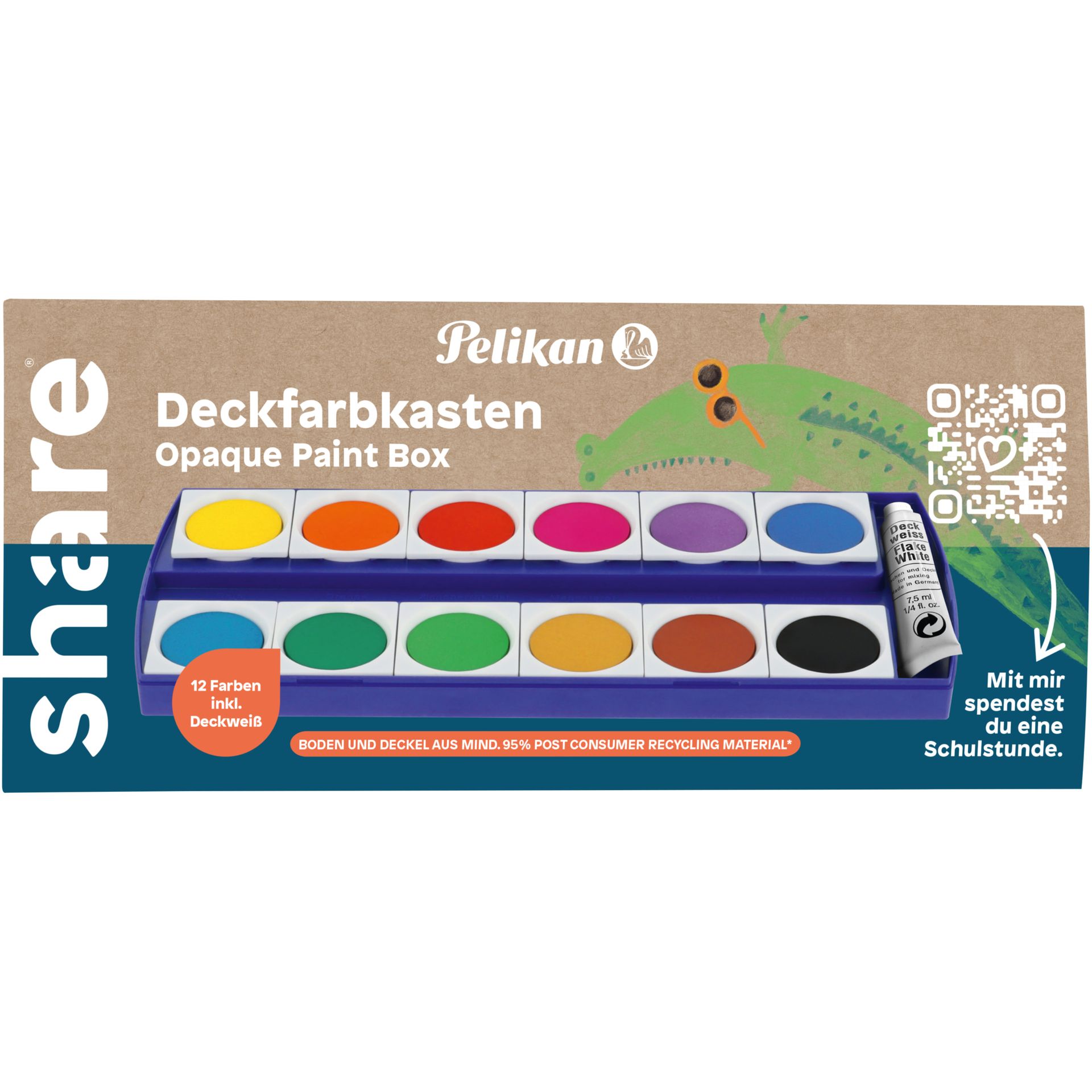 Deckfarbkasten 12Farben