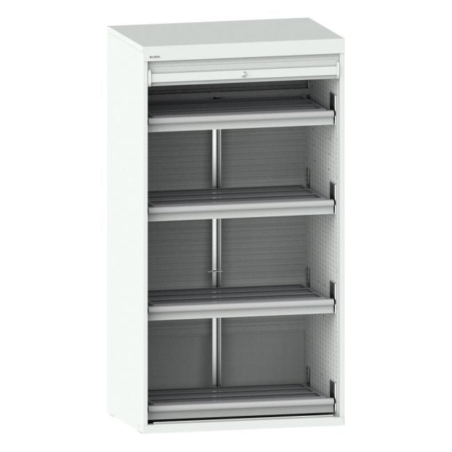 Rolladenschrank B1038xT691xH1950mm 54x27 E RAL 7035 ohne Werkzeughalter