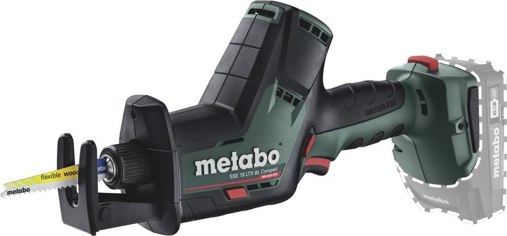 Akku Säbelsäge solo SSE 18 LTX BL Compact ohne Akku ohne Ladegerät metaBOX