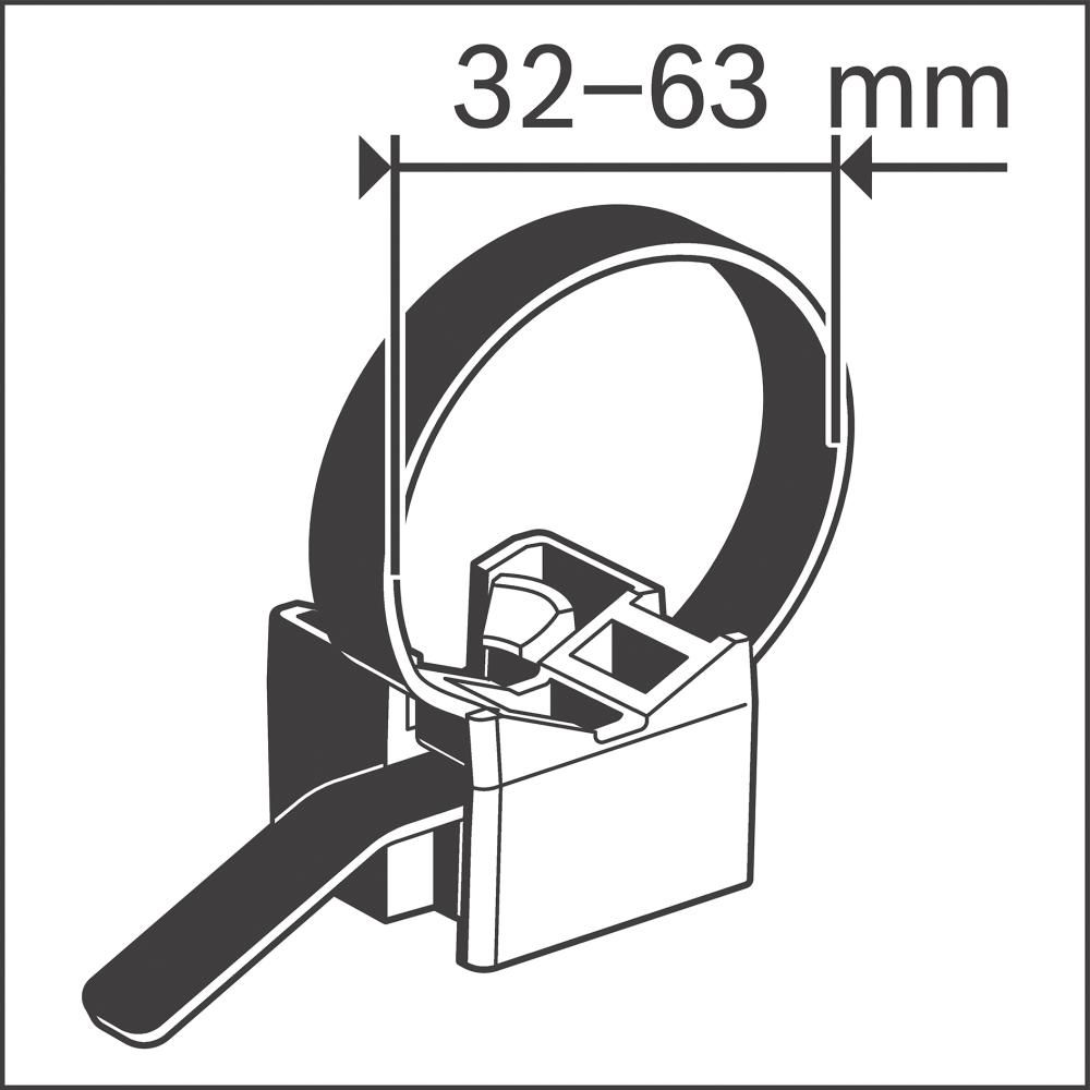 Sockel für Kabelbinder PRO EPT 32-63 Bosch VE a 50 St.