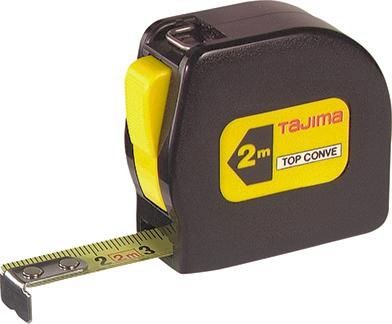 Taschenbandmaß TOP CONVE 5 mx13 mm gelb Tajima