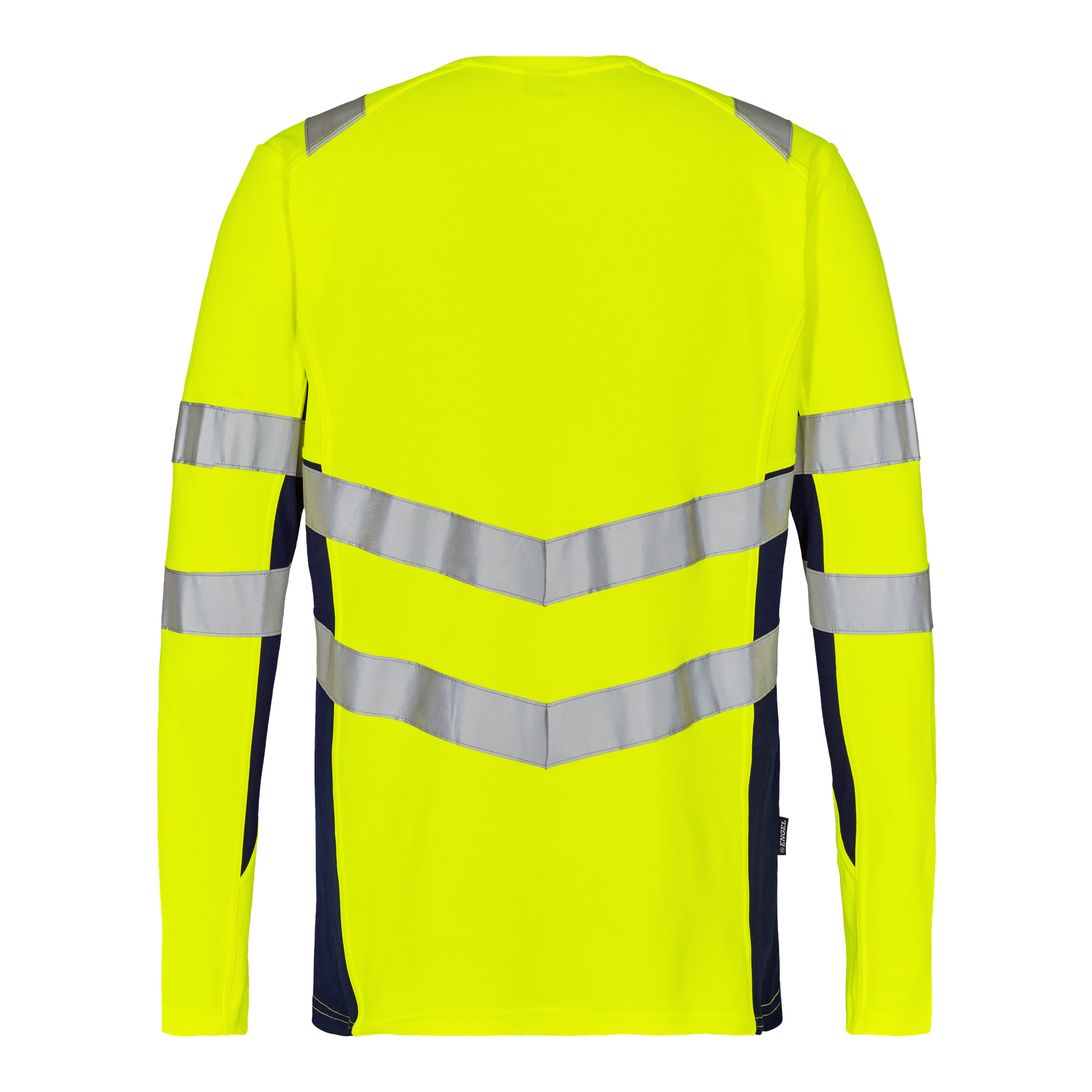 Safety Langarm-Shirt Gelb/Blue Ink, Gr. 4XL