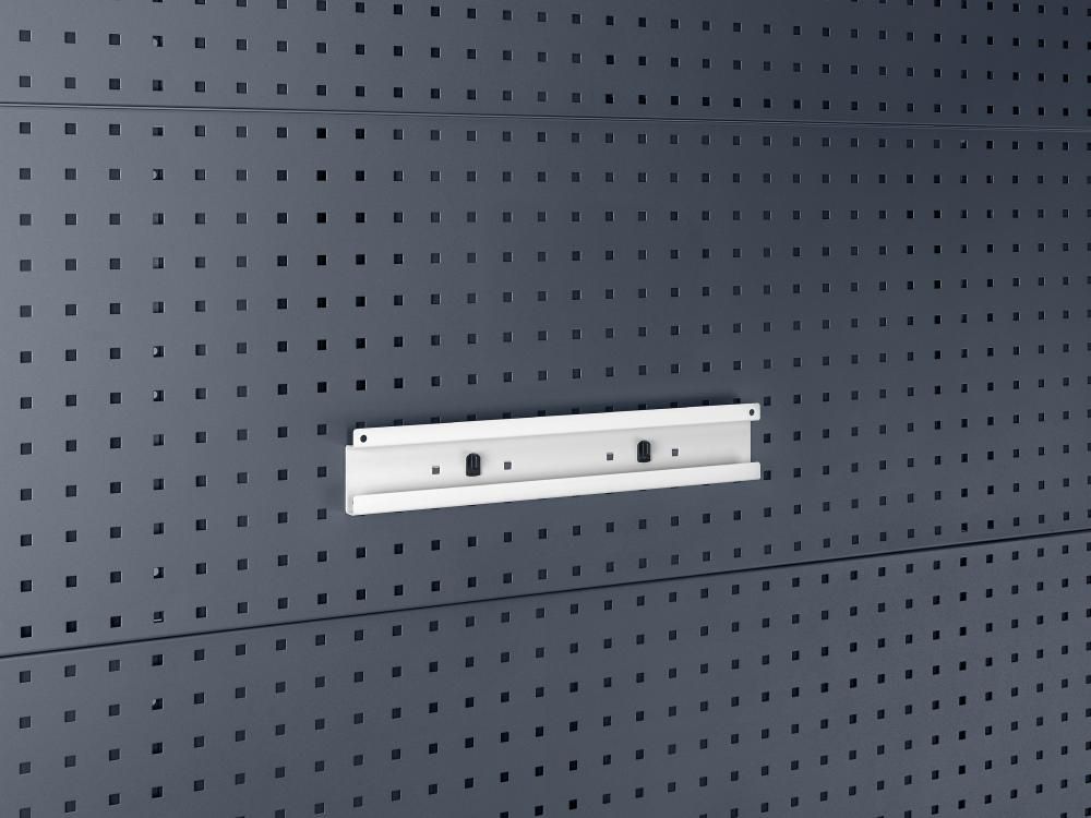 Halteschiene B100xT78 mm für Sichtlagerkästen für Lochplatten bott
