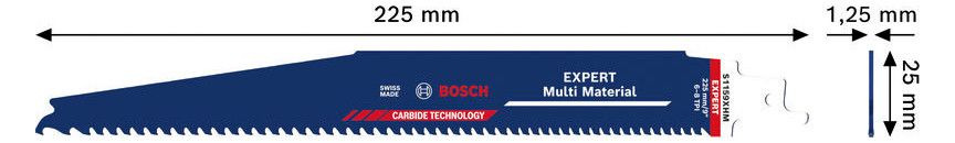 BOSCH Säbelsägeblatt, (VE: 1 Stück)