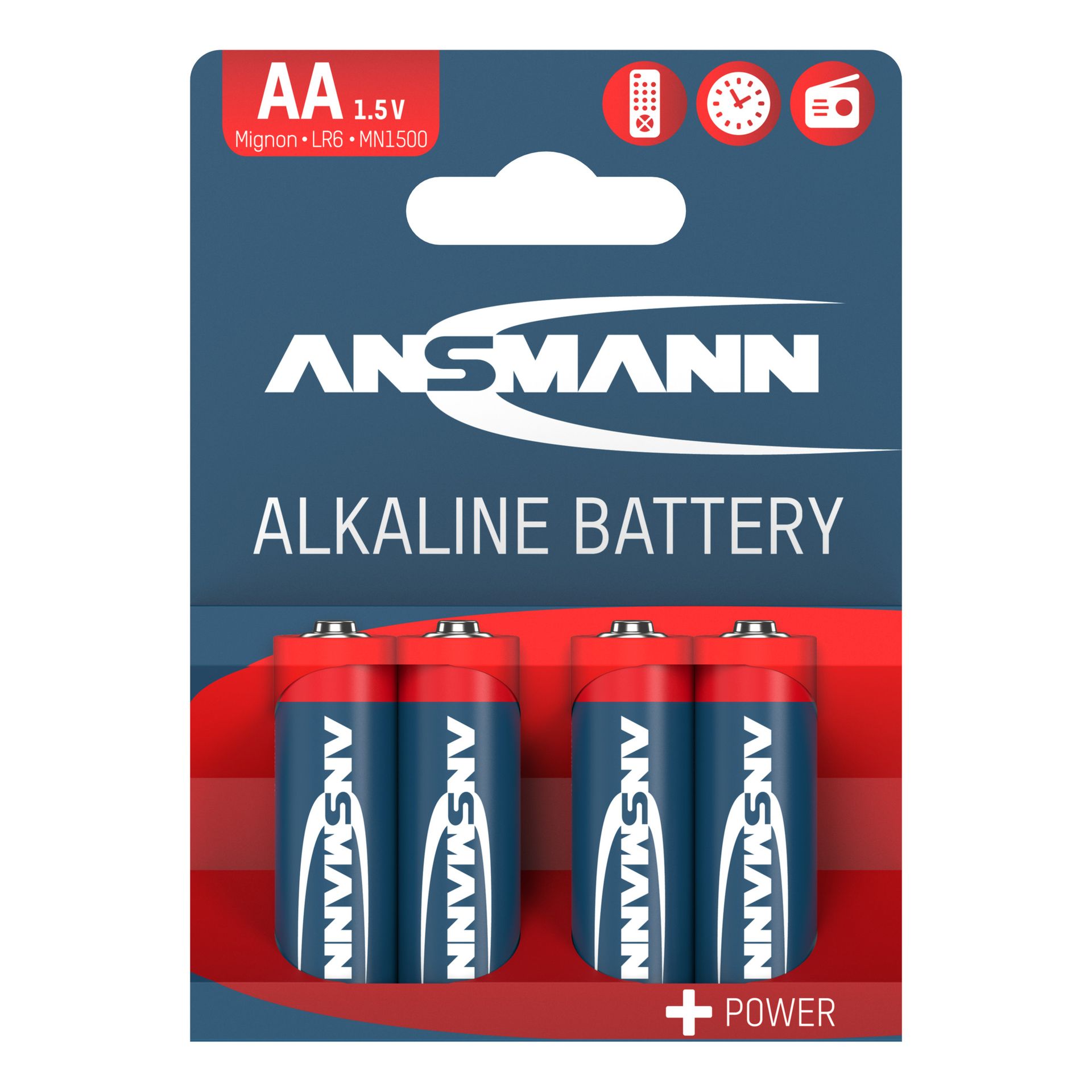 Batterie Alkaline Mignon AA LR6 4St.