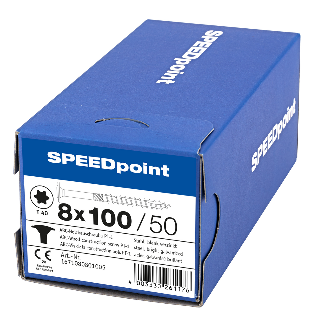 SPEEDpoint Holzbauschraube Tellerkopf T-STAR TG