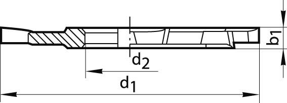 Scheibenfräser DIN885 HSSE Typ HR Form A Kreuzverzahnt 50x4mm FORMAT