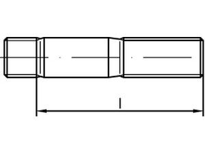 DIN 938 5.6 M 12 x 35 gal Zn, gestempelt, AD-W7/1 gal Zn S