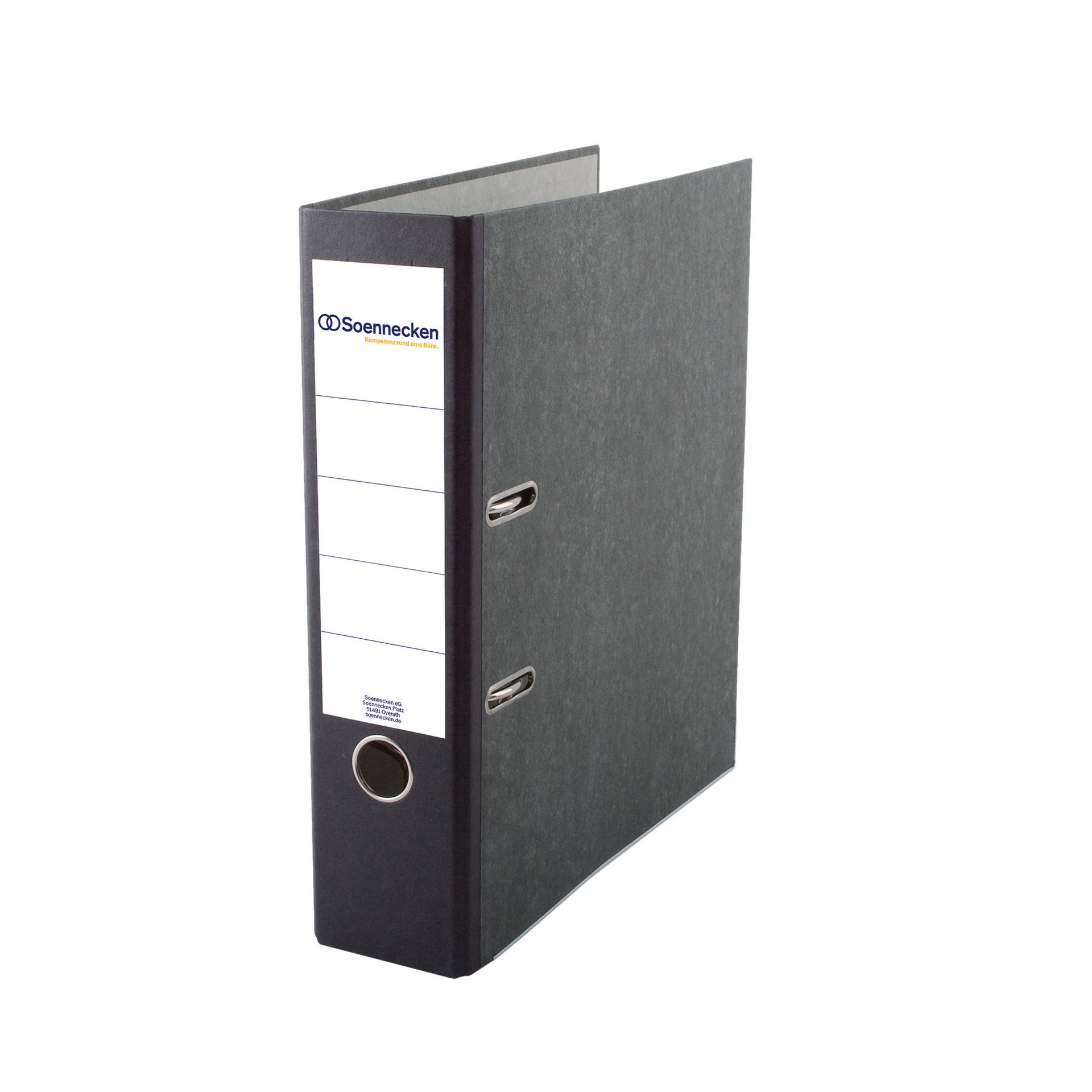 Ordner DIN A4 80mm Pappe schwarz