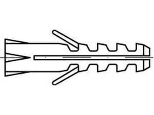 ART 88500 FISCHER-Dübel Nylon S 4 S