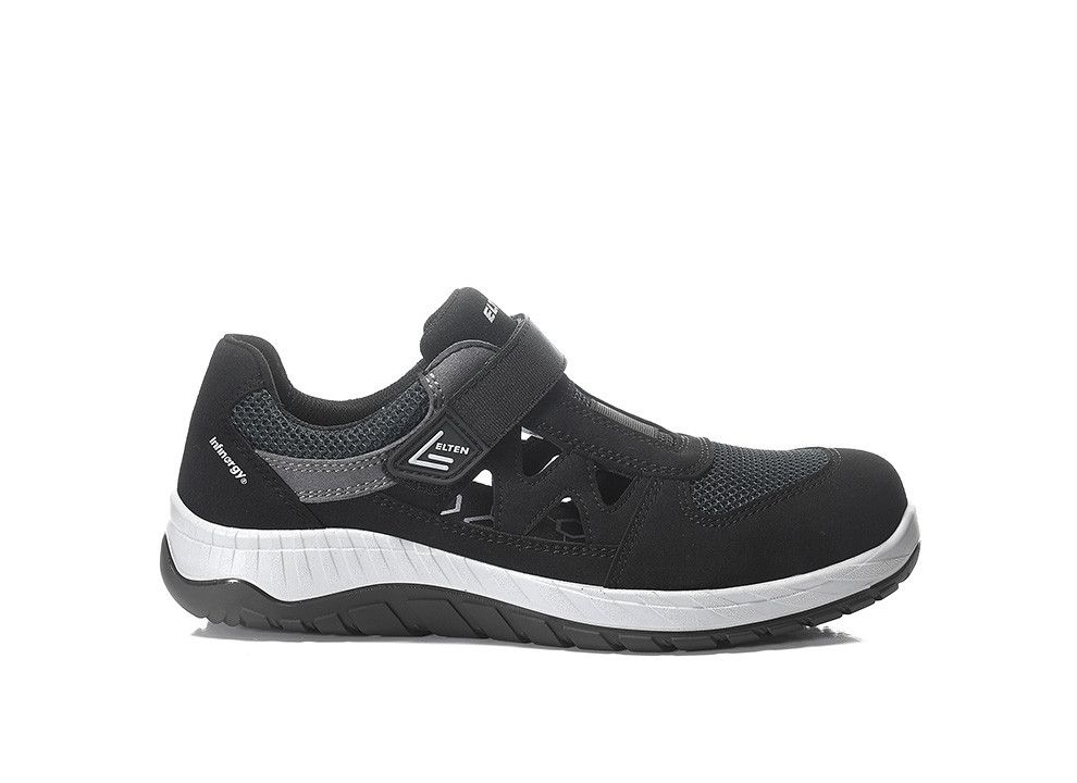 Sicherheitssandale LONNY Compo black-grey Easy ESD S1PS, Gr. 34