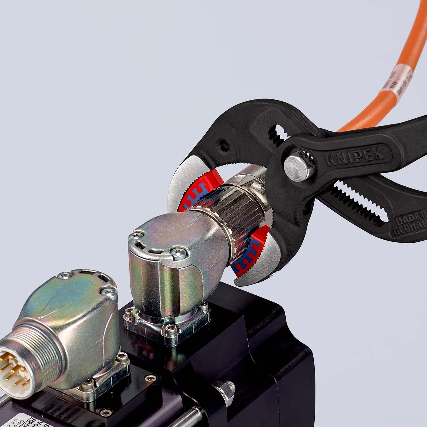 KNIPEX Siphon- und Connectorenzange "SpeedGrip" mit rutschhemmendem