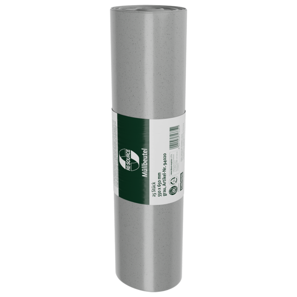 Abfallsäcke 35l, 550x650mm Typ 60 grau (40µ)  - (25 Stück/Rolle -  10RL/Kt)