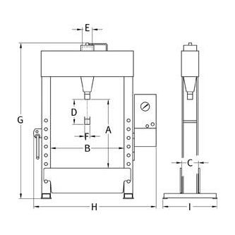 COMPAC Werkstattpresse, "EP100D"