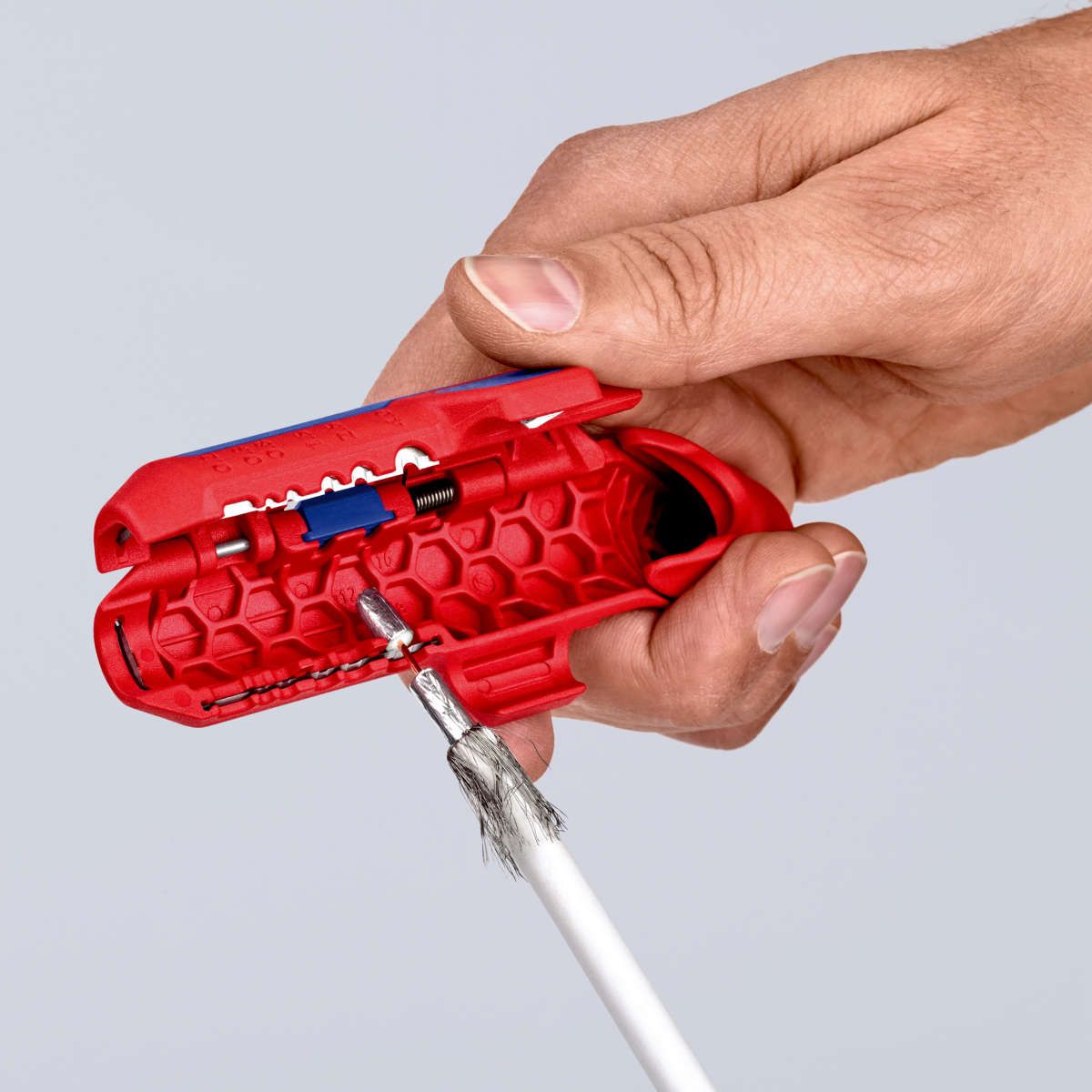 KNIPEX 16 95 01 SB ErgoStrip® Universal-Abmantelungswerkzeug für Rechtshänder 135 mm