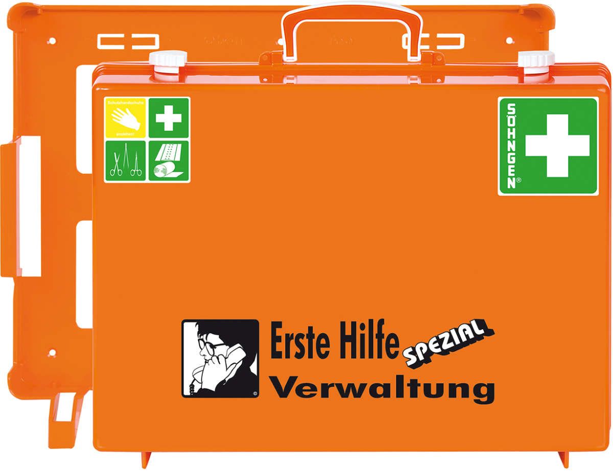 ErsteHilfe-Koffer SpezialMT-CD Verwaltung, orange