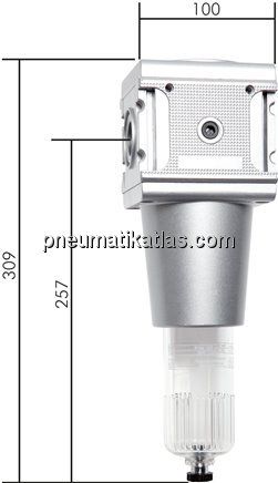 MULTIFIX Filter, G 3/4", Baur. 5, Kunststoffbehälter